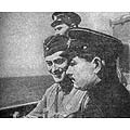 Евгений Петров на крейсере Ташкент 27 июня 1942 г.